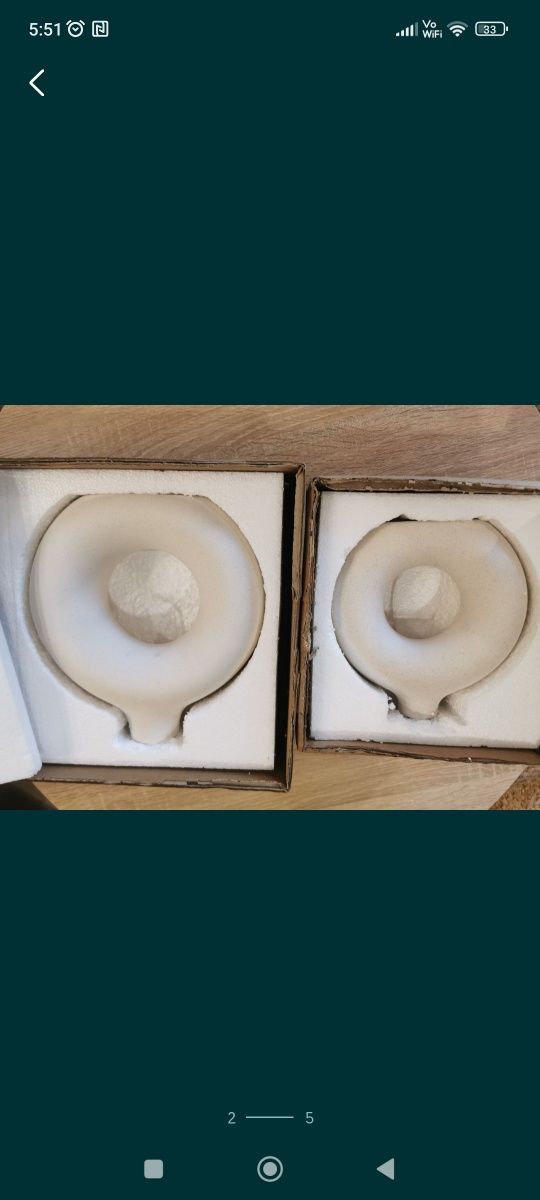 Wazony ceramiczne 2 sztuki nowe