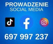 Prowadzenie Social Media Fanpage Facebooka TikToka Instagrama Kampania