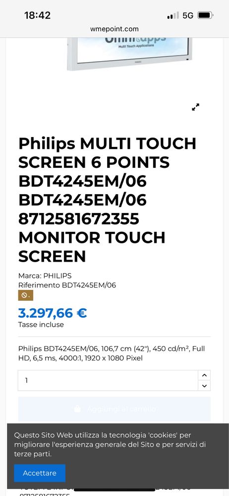 Monitor philips lcd