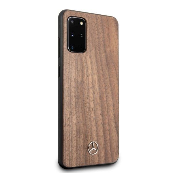 Etui Mercedes Do Samsung Galaxy S20+ Plus Hard Case Brązowy/Brown Wood