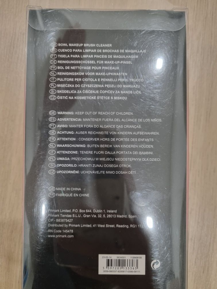 Limpa pincéis de maquilhagem