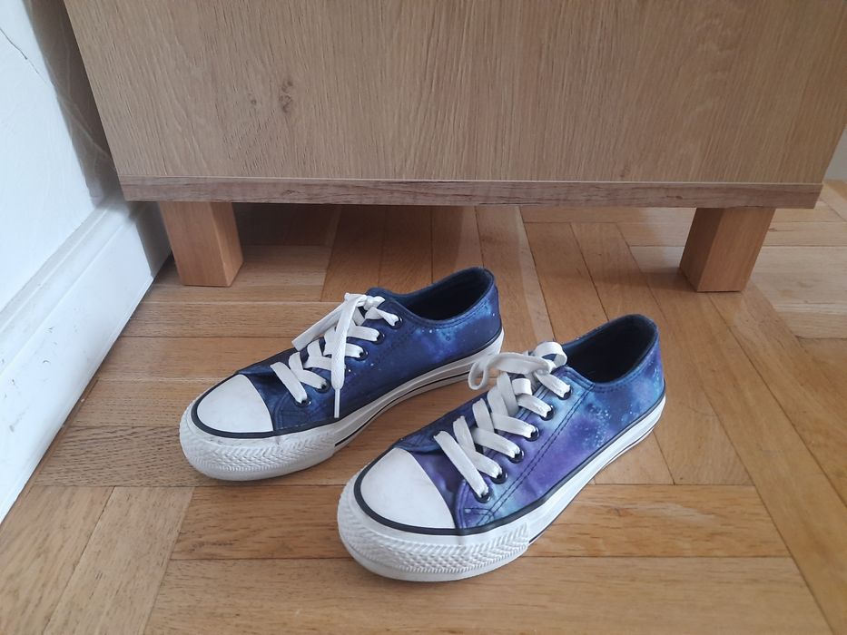 Trampki granatowo fioletowe roz. 36