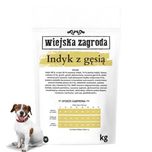Wiejska Zagroda Indyk z gęsią M Karma sucha dla psa 4 x 1kg na wagę