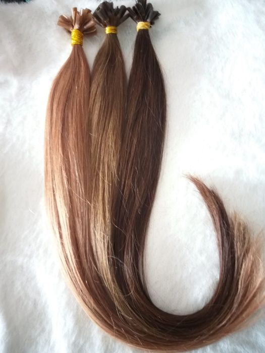 Extensões de Cabelo Natural - Variedade de cores e tamanhos