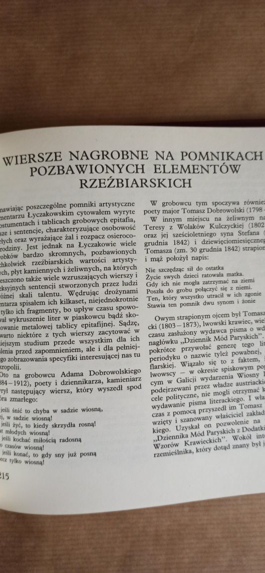 Cmentarz Łyczakowski We Lwowie - Stanisław Sławomir Nicieja.