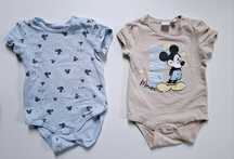 Zestaw body z krótkim rękawem 74 Myszka Miki Disney