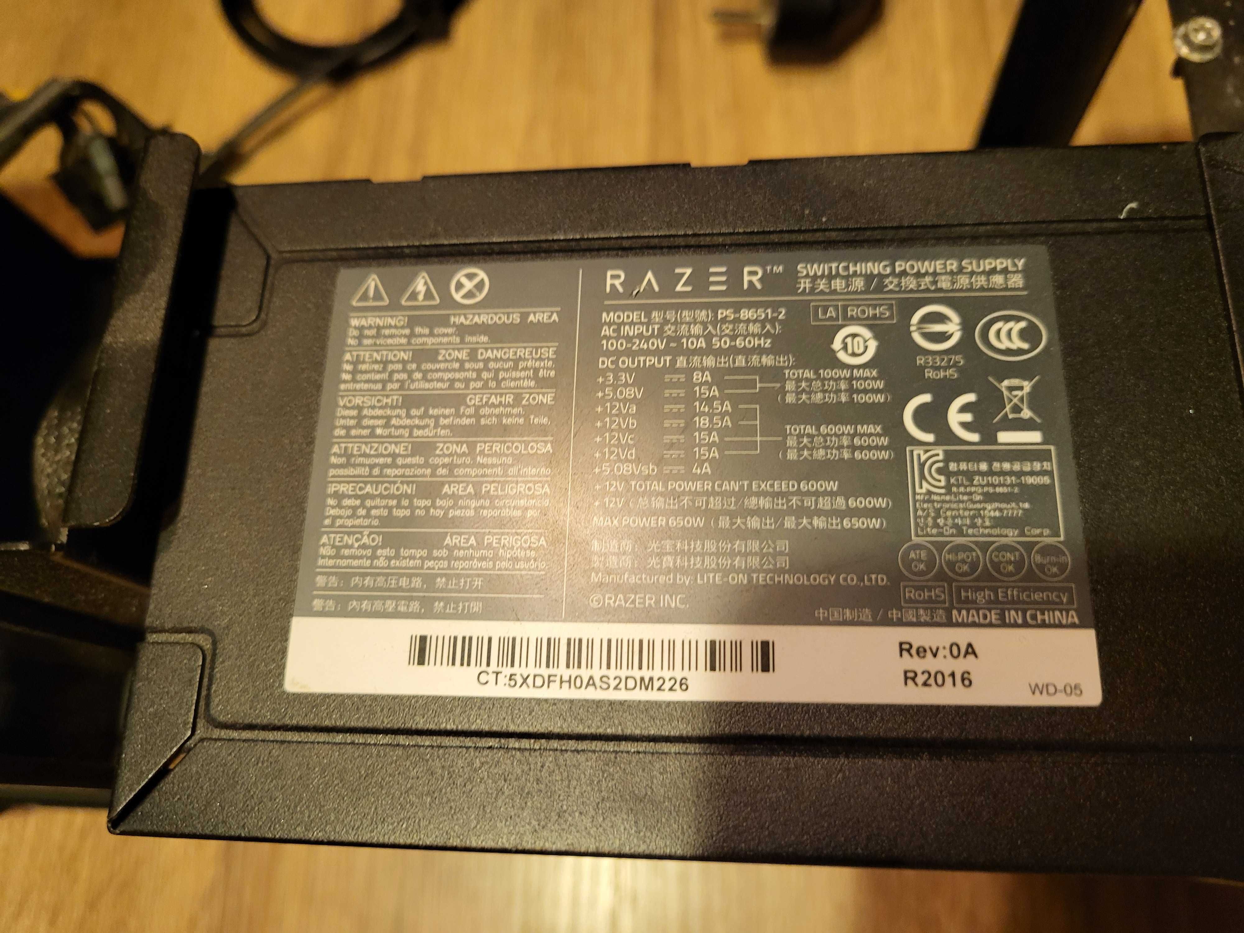 Zestaw Razer Core + GTX 1080Ti - eGPU