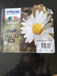 Conjunto de 4 tinteiros originais de impressora Epson