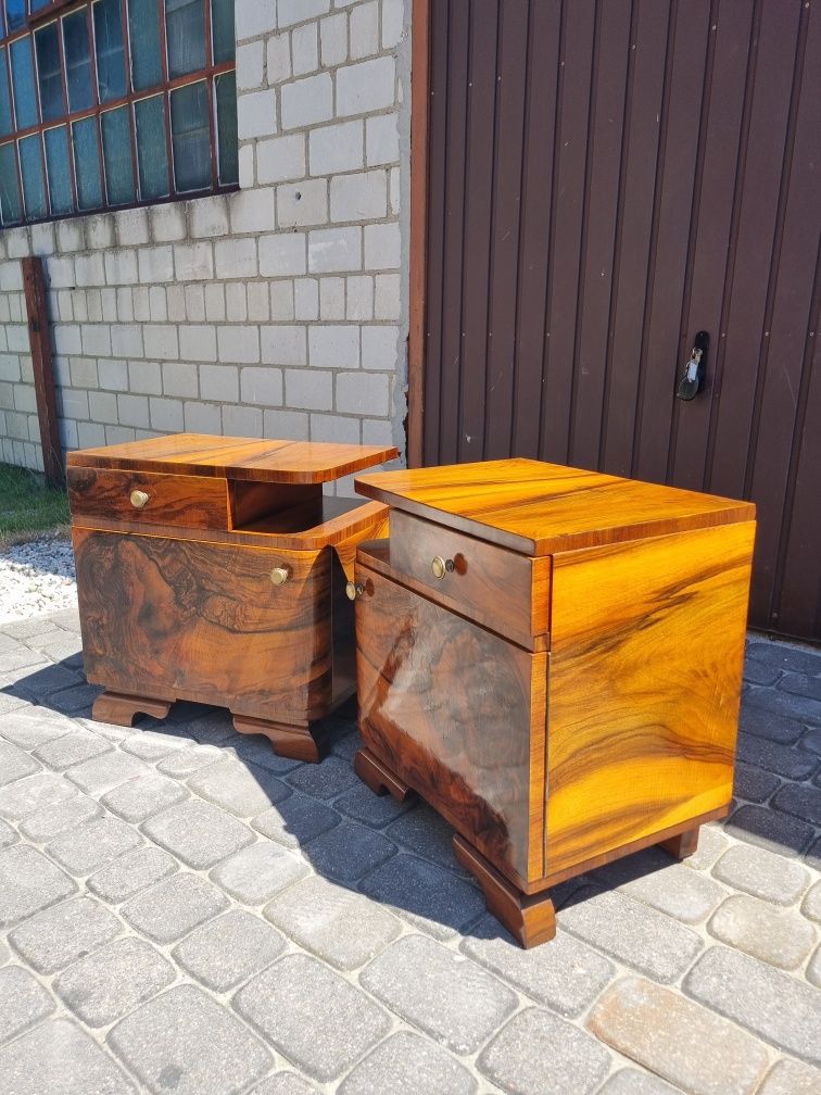 Szafki nocne Art Deco, nakastliki, antyk, vintage.