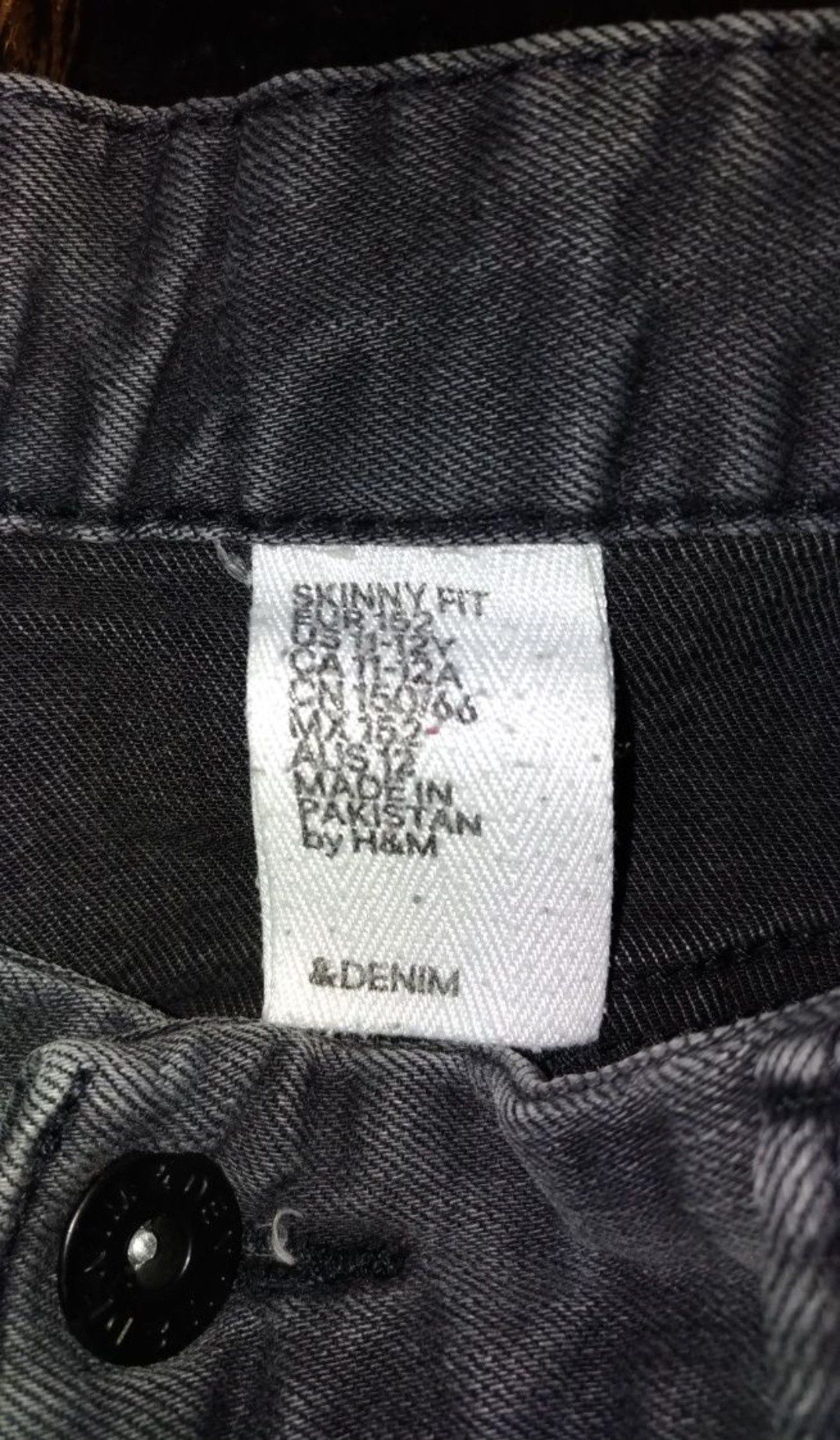 Spodnie jeansowe H&M skinny fit rozm. 152 (11-12 lat)