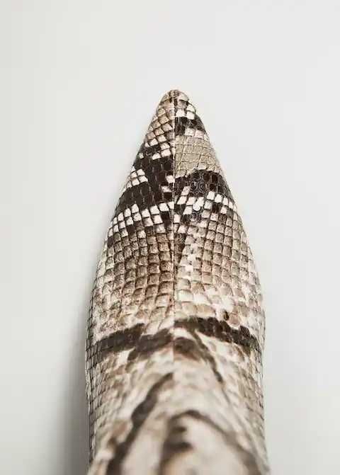 Botas snake print da Mango