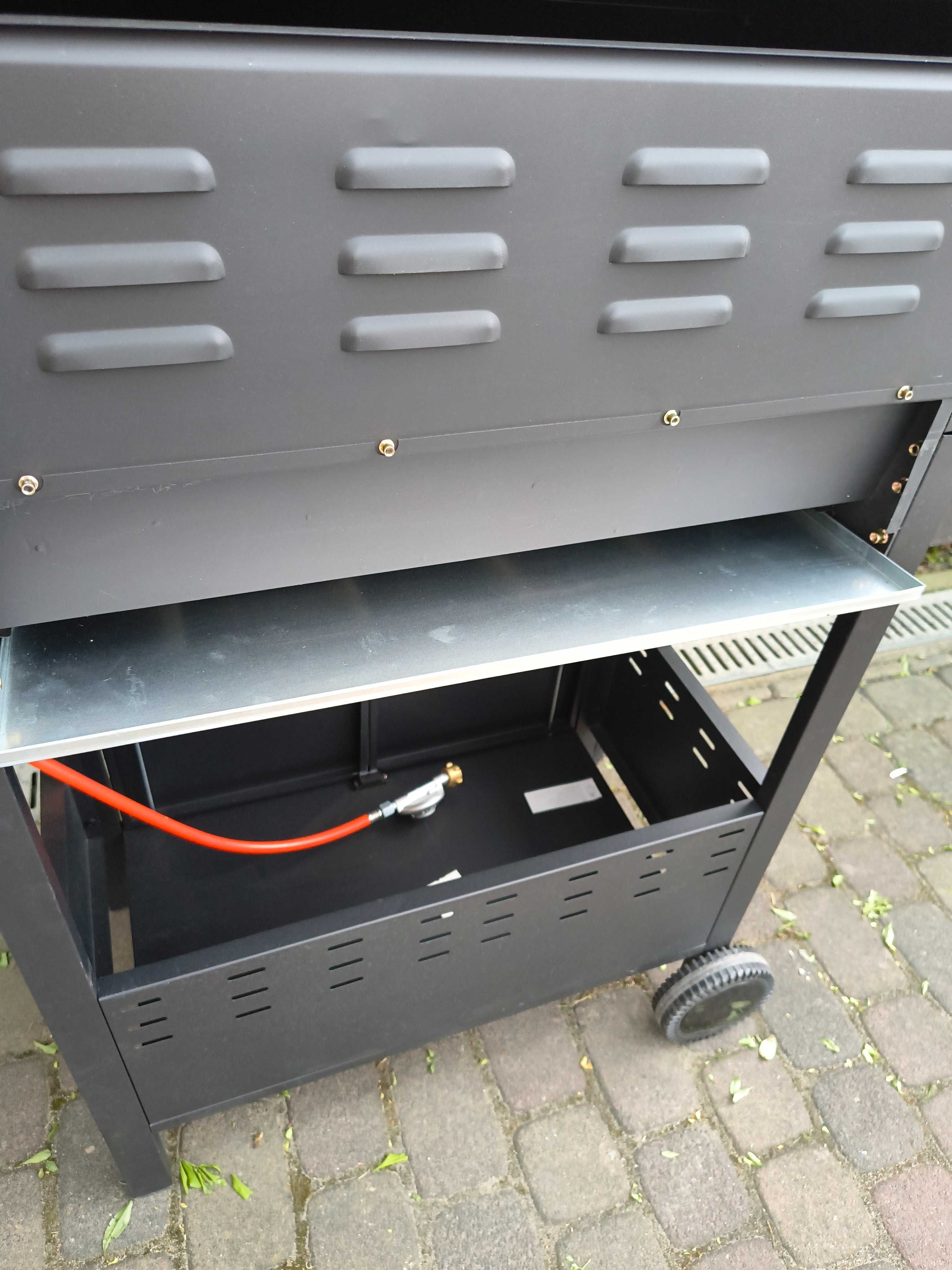 NOWY GRILL Gazowy EL FUEGO San Angelo 4+1 13.7kW żeliwny ruszt Wysyłka