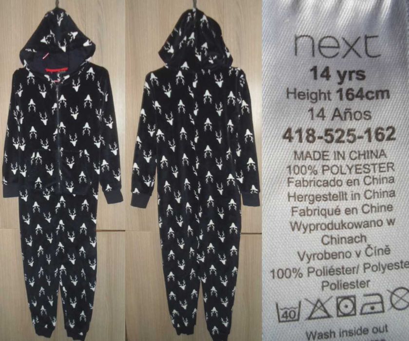 Комбинезон пижама слип кигуруми флисовый 13-14-15-16 лет рост 164-170