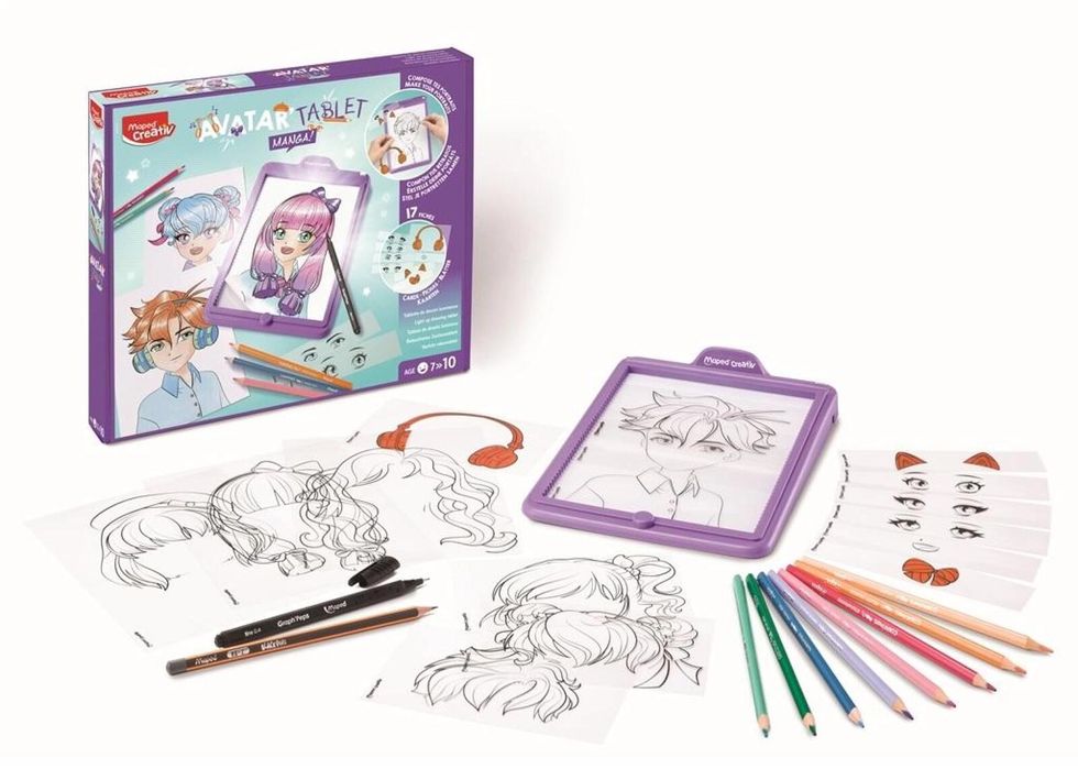 Podświetlana tablica Avatar Studio Manga MAPED pudełko,302x254 mm