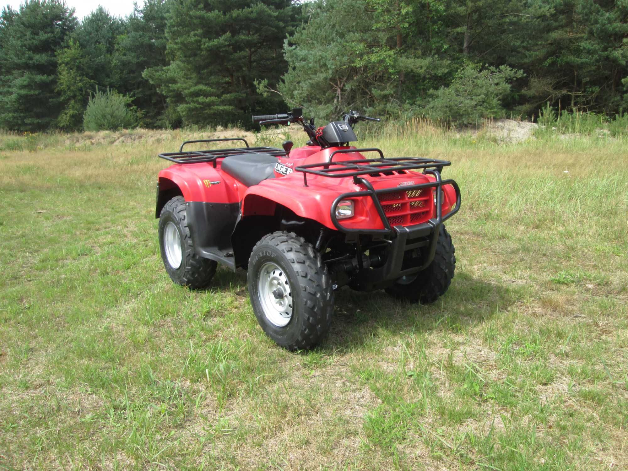 Quad ATV Suzuki QuadRunner Eiger 400 4x4 klad jak Cf Moto Polaris 4WD
