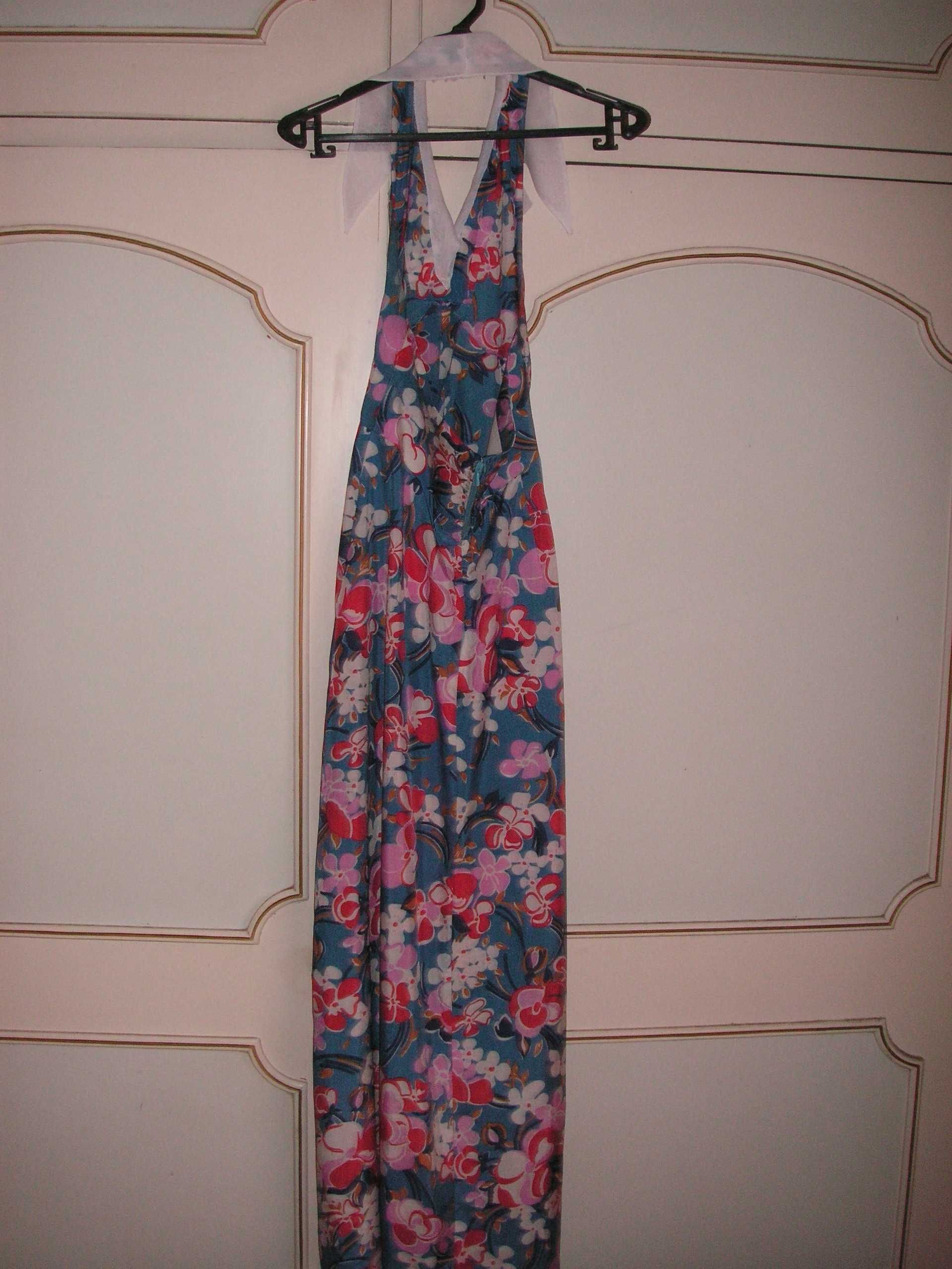 Vestido Maxi / Comprido em Seda