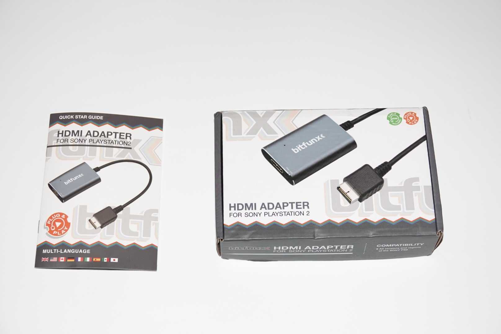 Adapter konwerter bitfunx playstation 2 ps2 na hdmi
