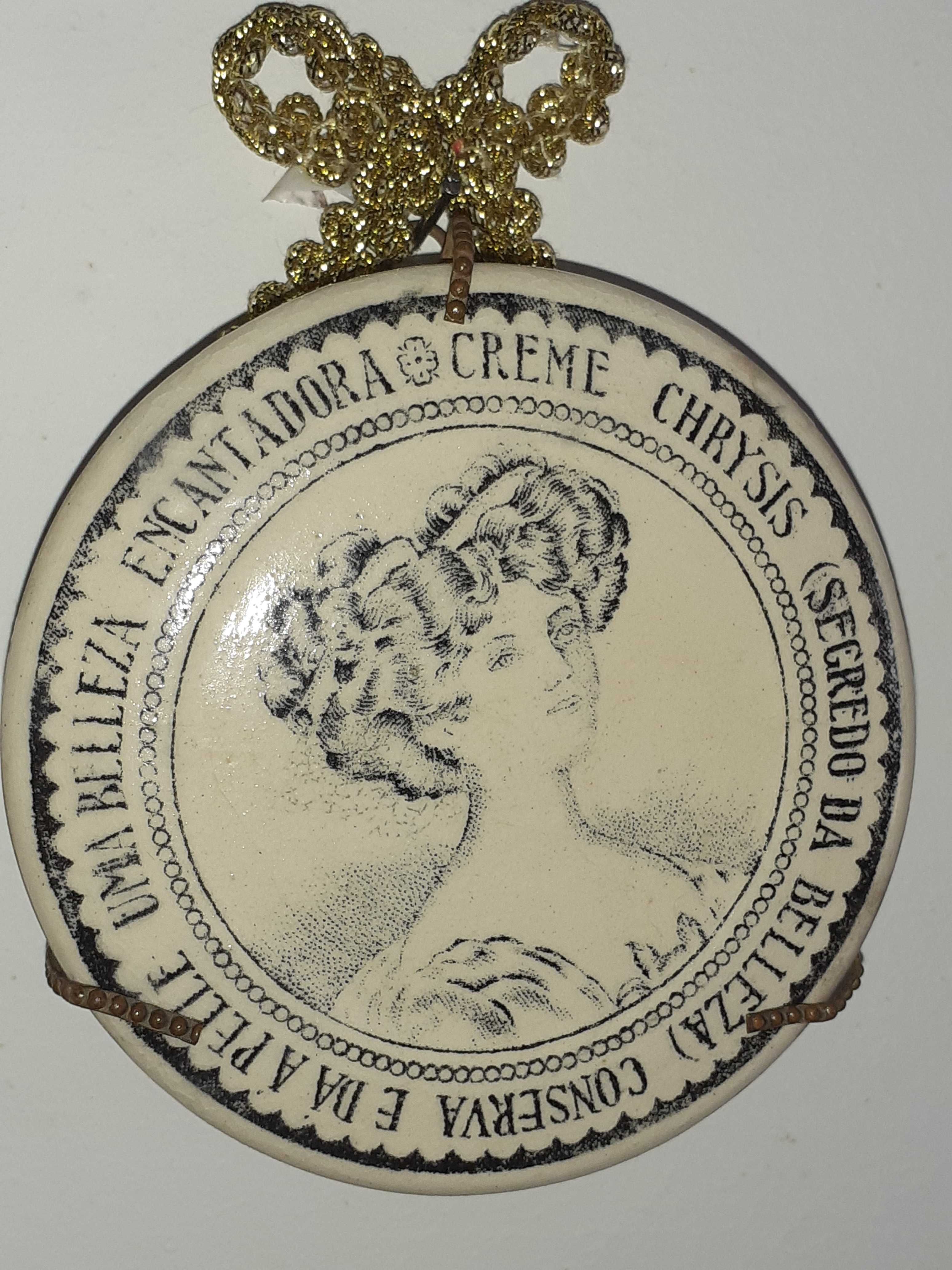 Creme de Beleza de 1890 - Tampa  Porcelana