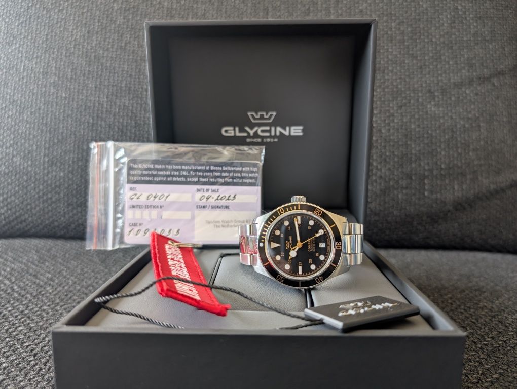 Relógio Glycine Combat Sub 38mm