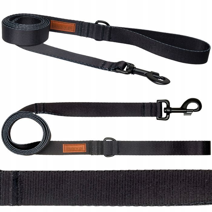 smycz klasyczna na spacery duży pies taśma 150 cm  wyżeł bernardyn