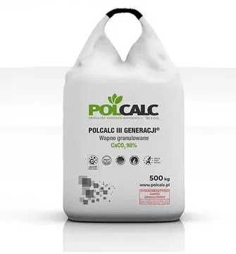 Wapno węglanowe granulowane
POLCALC III generacji