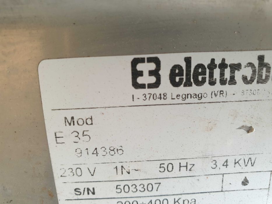 Maquinq de lavar Chavenas  Electrobar E 35