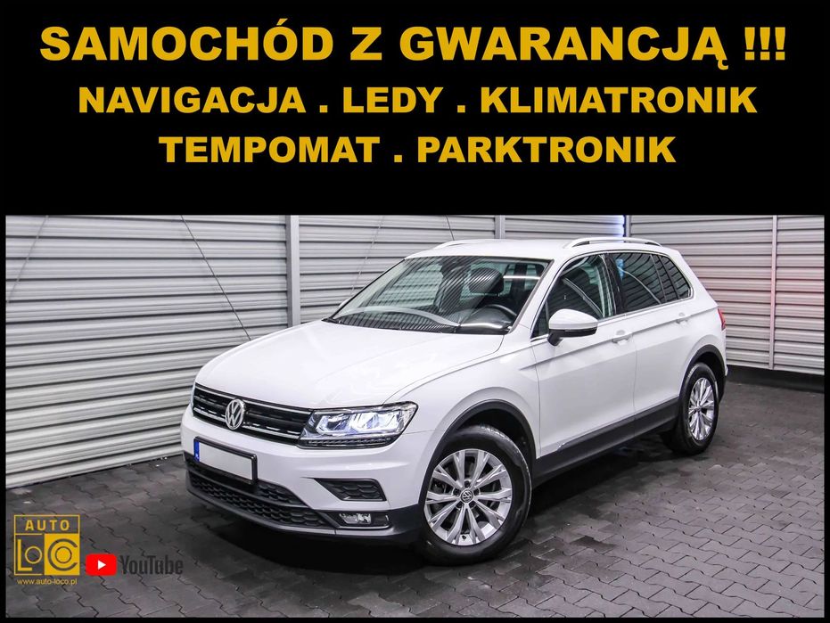 Volkswagen Tiguan COMFORTLINE   + 100% SERWIS +  Navigacja + Klimatronik + Parktronik !!
