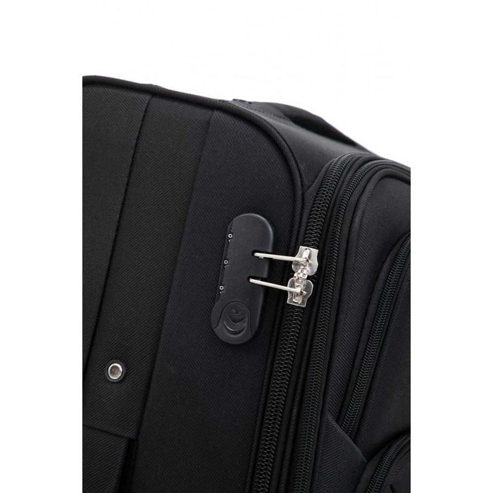 Тканинна валіза/чемодан 4 колеса на підшипниках.Алюм.ручка.74х44х29 см