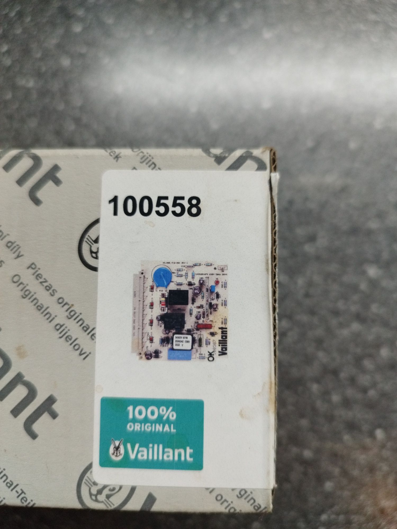 Płyta sterująca kotła, automat palnika Valliant 100587