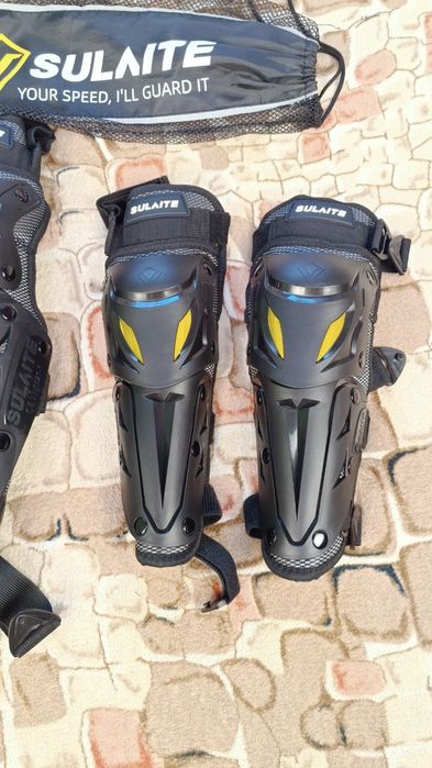Захист колін і локтів Sulaite голени защита на вело мото колен локтей