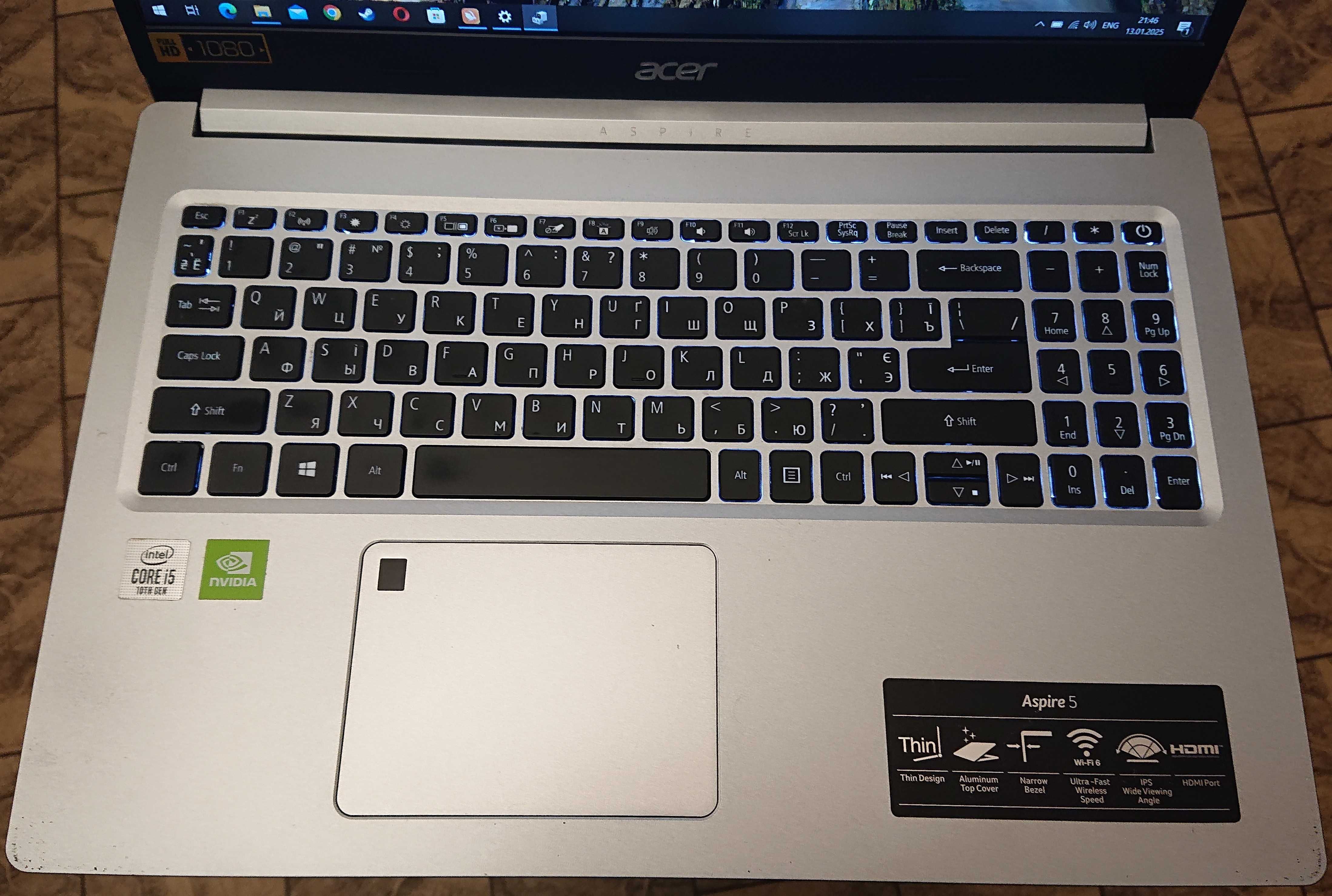 Игровой Acer/15,6" FHD/i5-1035g7/SSD 1 Tb/GF Mx350/20 Gb DDR4/бат.2ч