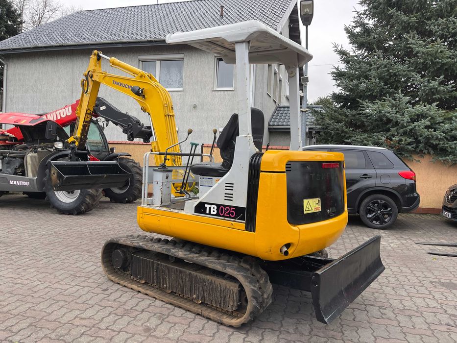 Minikoparka Takeuchi TB 025*Yanmar*100% Sprawna*2.6 Tony*Jcb cat case