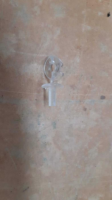 2000 Parafusos plástico transparente M5x12mm