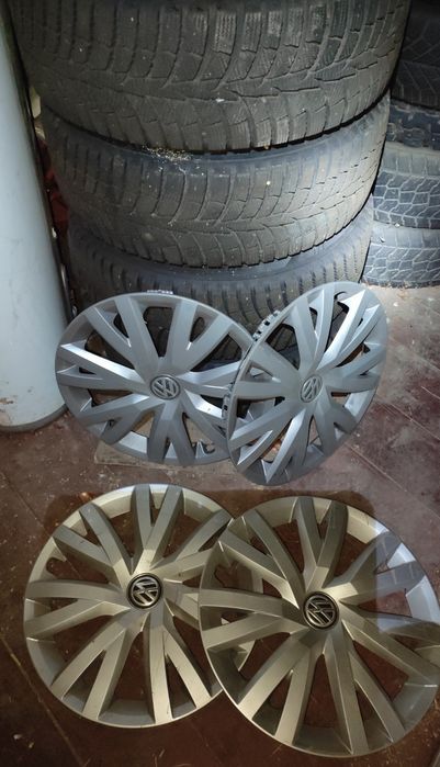 Шини на дисках 205 60 r16, vw, ковпаки