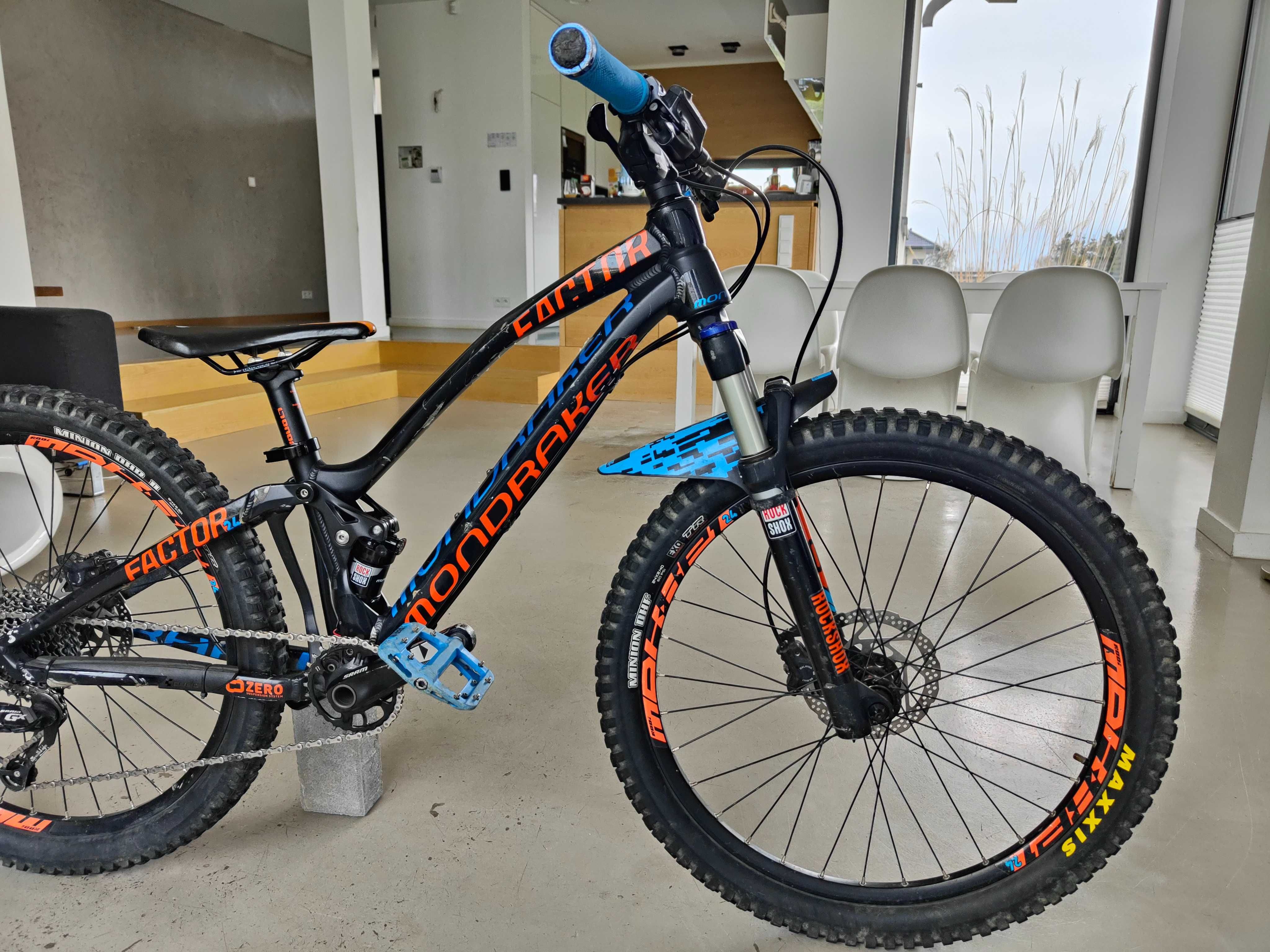 Mondraker Factor 24", full, z 2017 roku, dla dziecka