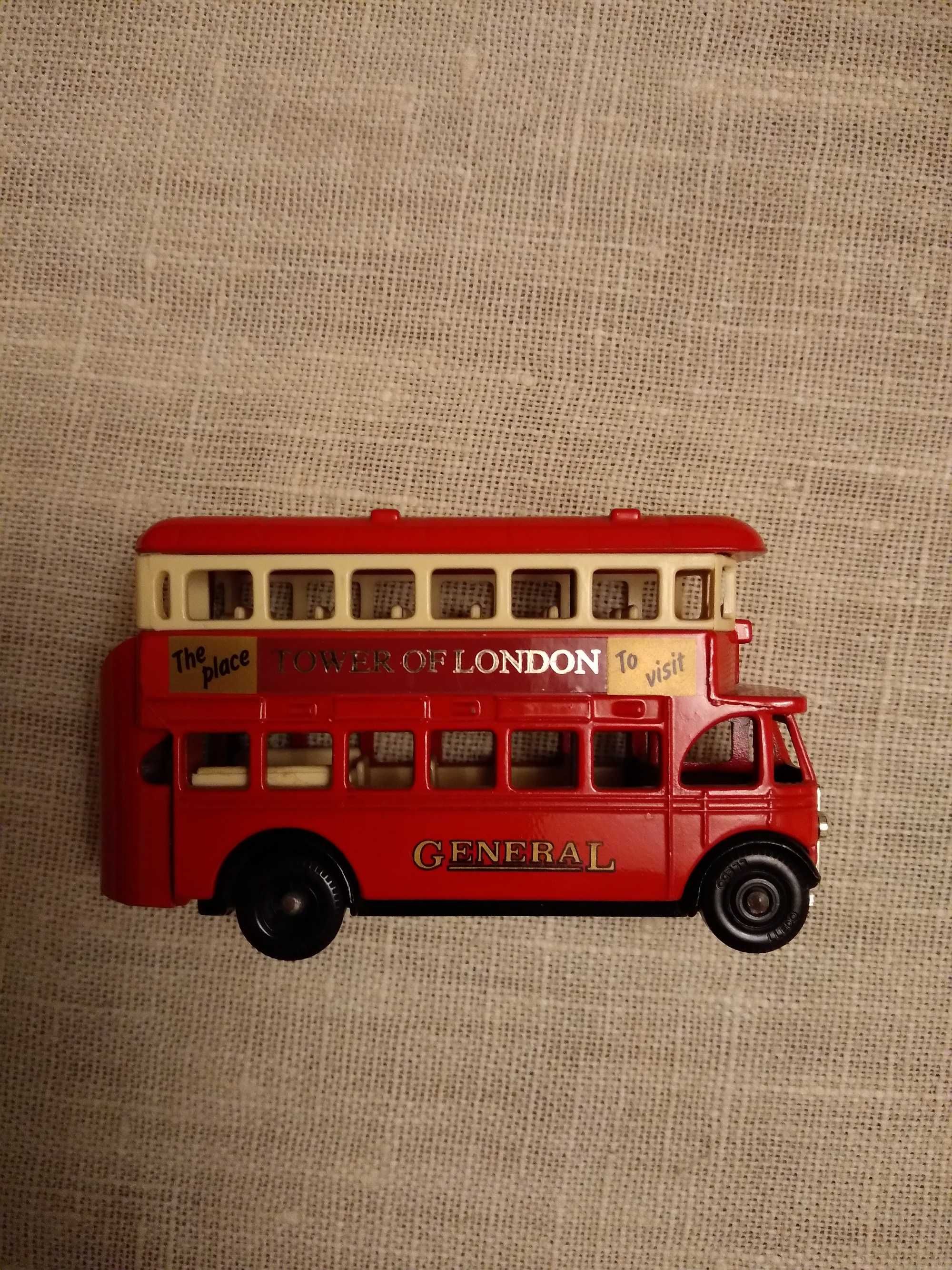Autobus angielski piętrowy kolekcjonerski model promocyjny metalowy