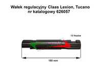 Wałek regulacyjny Claas Lexion, Tucano 180mm