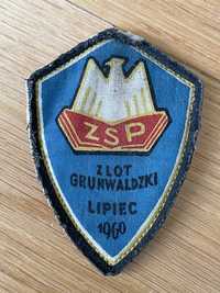 Naszywka/ tarcza ZSP zlot grunwaldzki 1960r