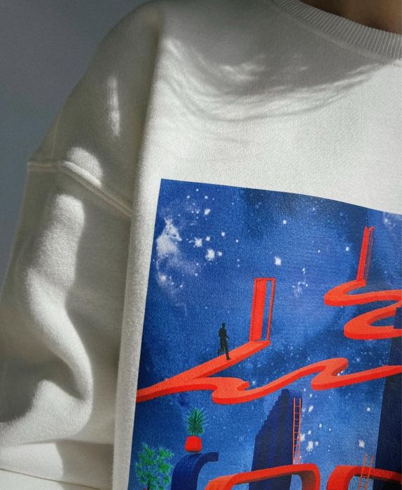 Світшот з принтом