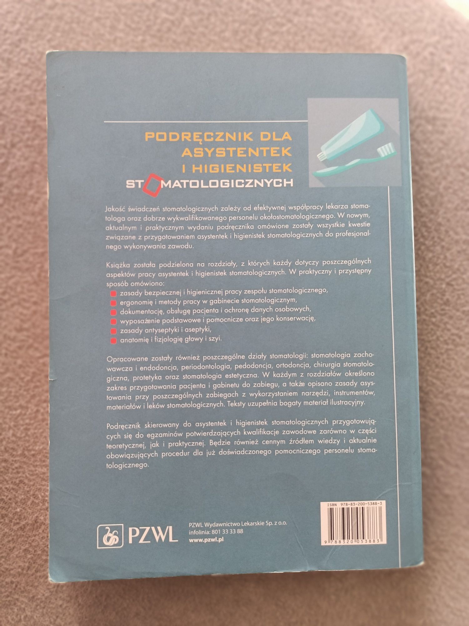 "Podręcznik dla asystentek i higienistek stomatologicznych"