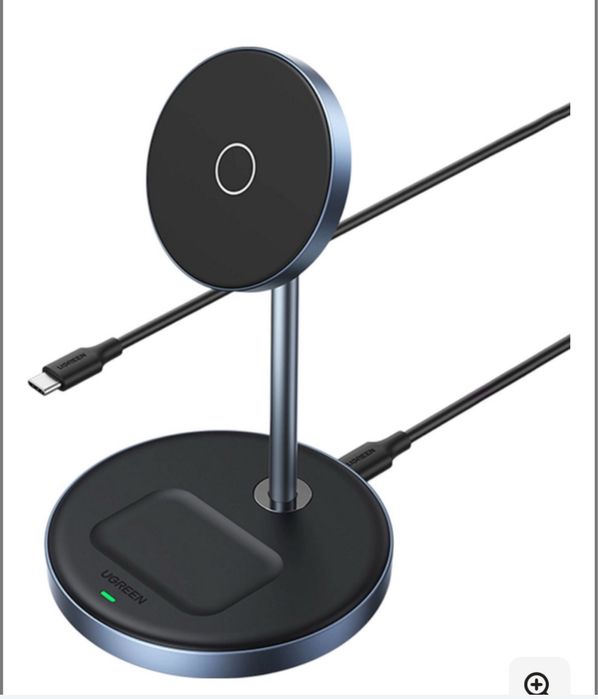 Бездротовий зарядний пристрій Ugreen 2 in 1