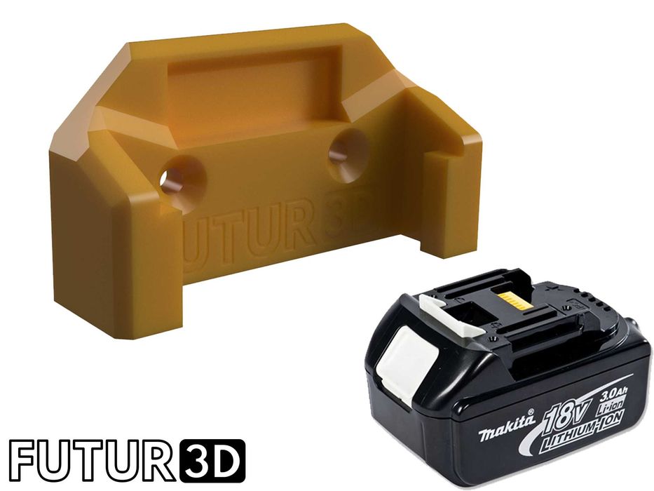 Uchwyt wieszak pojedynczy na akumulator baterię Makita 18V LXT