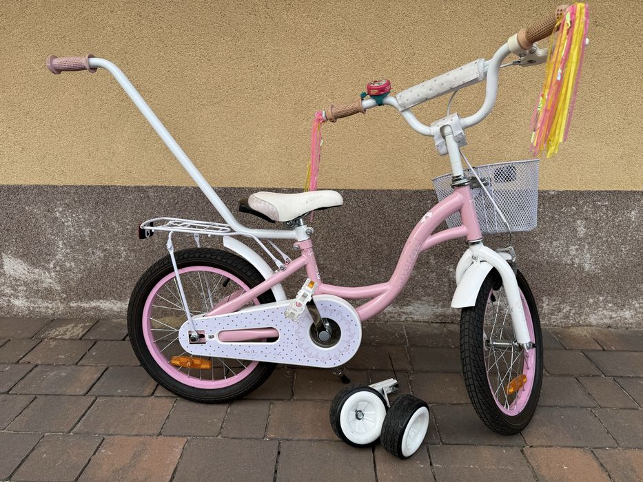 Rower dla dziewczynki Storm Lassie 16 cali różowy