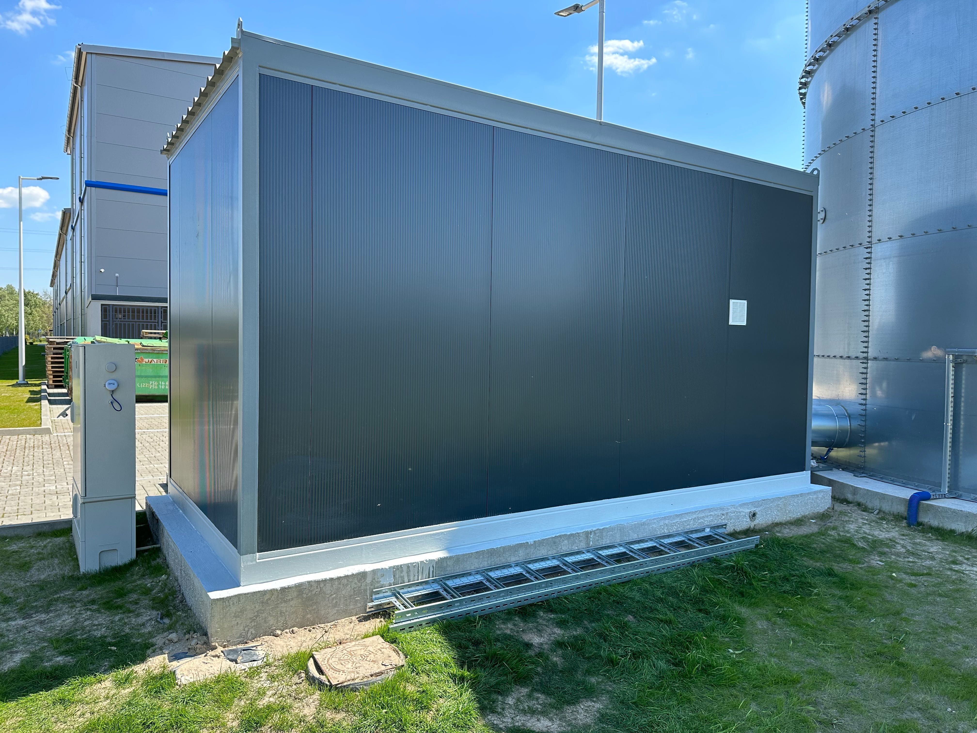 Kontener Dwumodułowy Przepompownia Przeciwpożarowa 5,0m X 5,0m X 2,8m