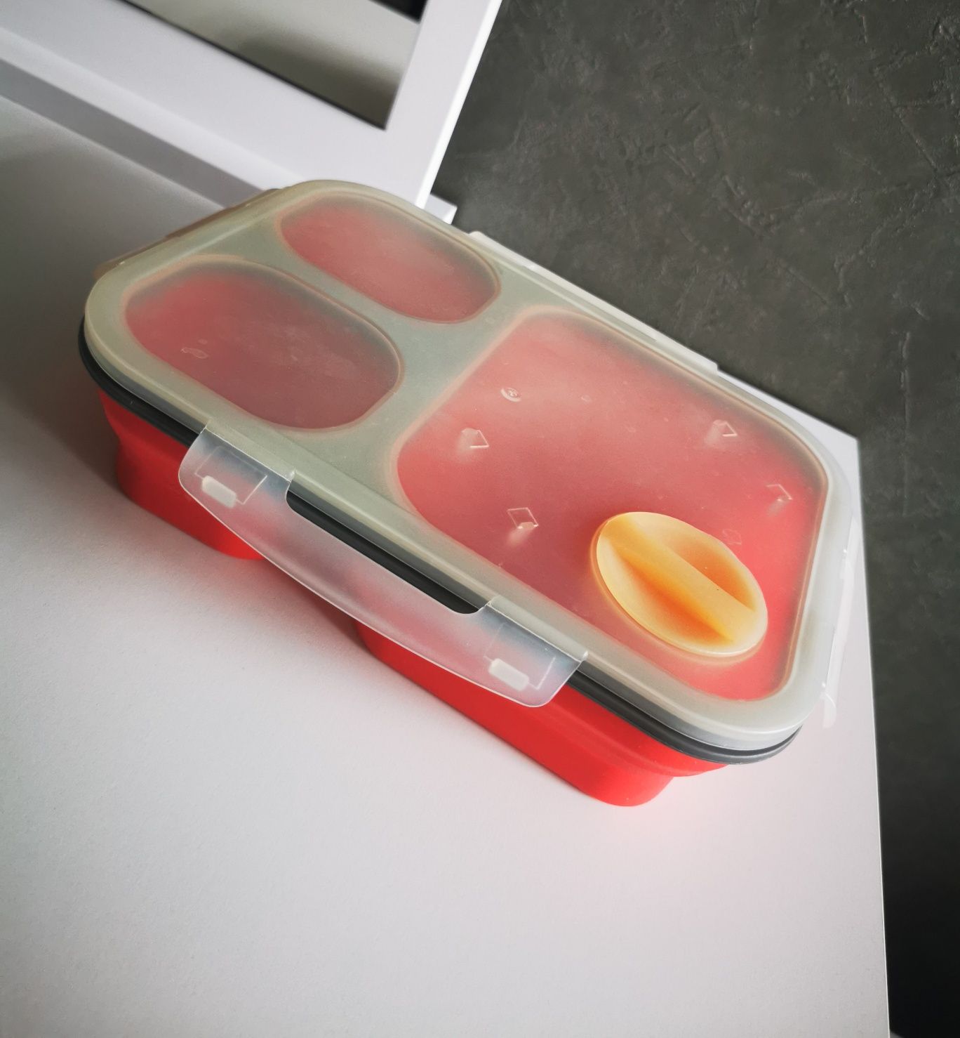Składany pojemnik na żywność silikonowy