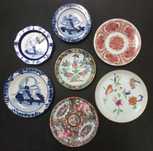 7 PRATOS DECORATIVOS (pequenos)