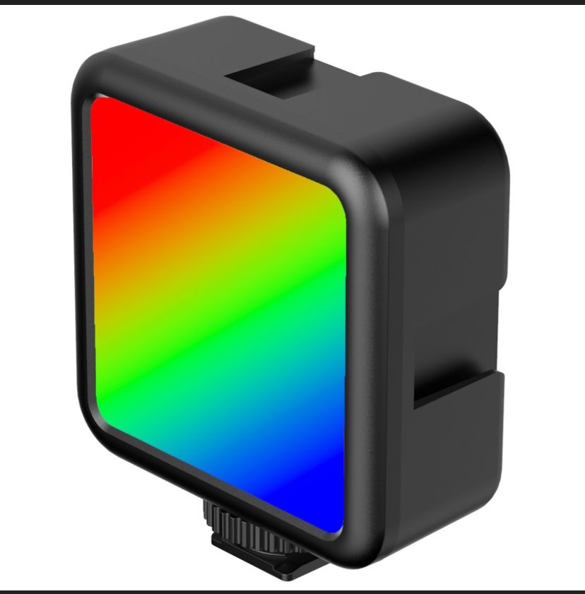 Lampa LED RGB do kamer Aparatu smartfona gimbala
