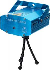 NOWY Efekt świetlny dyskotekowy mini laser projektor light stroboskop