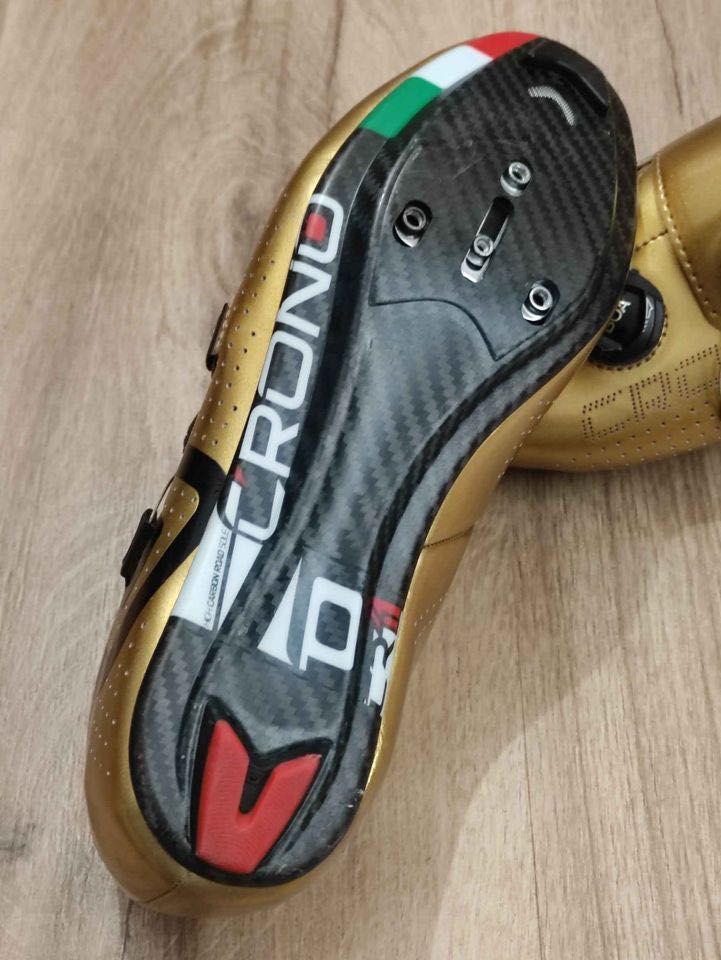 Sapatos de estrada Crono CR1 Carbon Edition Gold