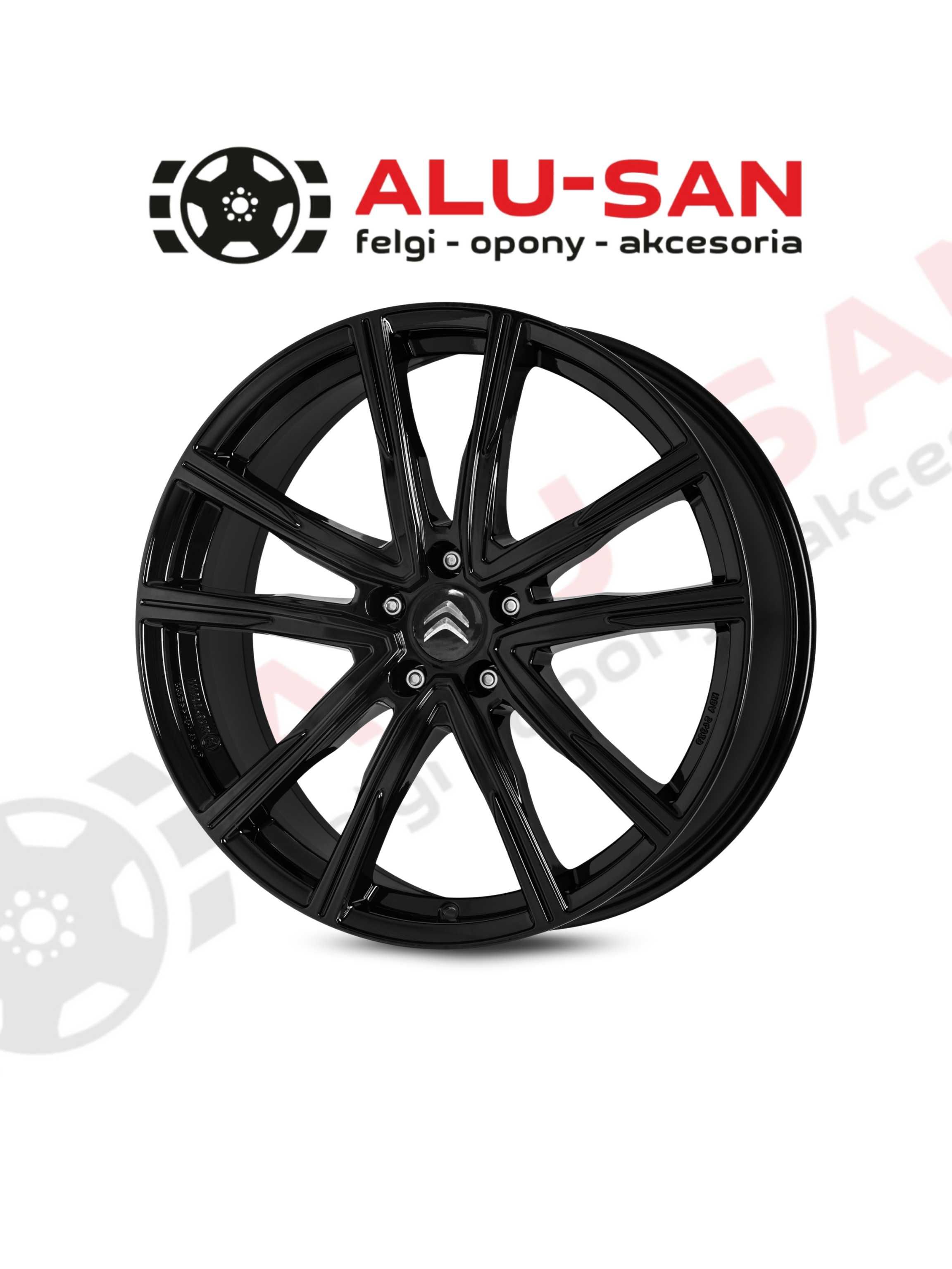 Nowe Alufelgi 19" CITROEN C4 C5 - CZARNY POŁYSK 5x108